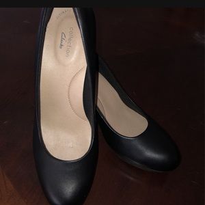Clarks Black Heels
